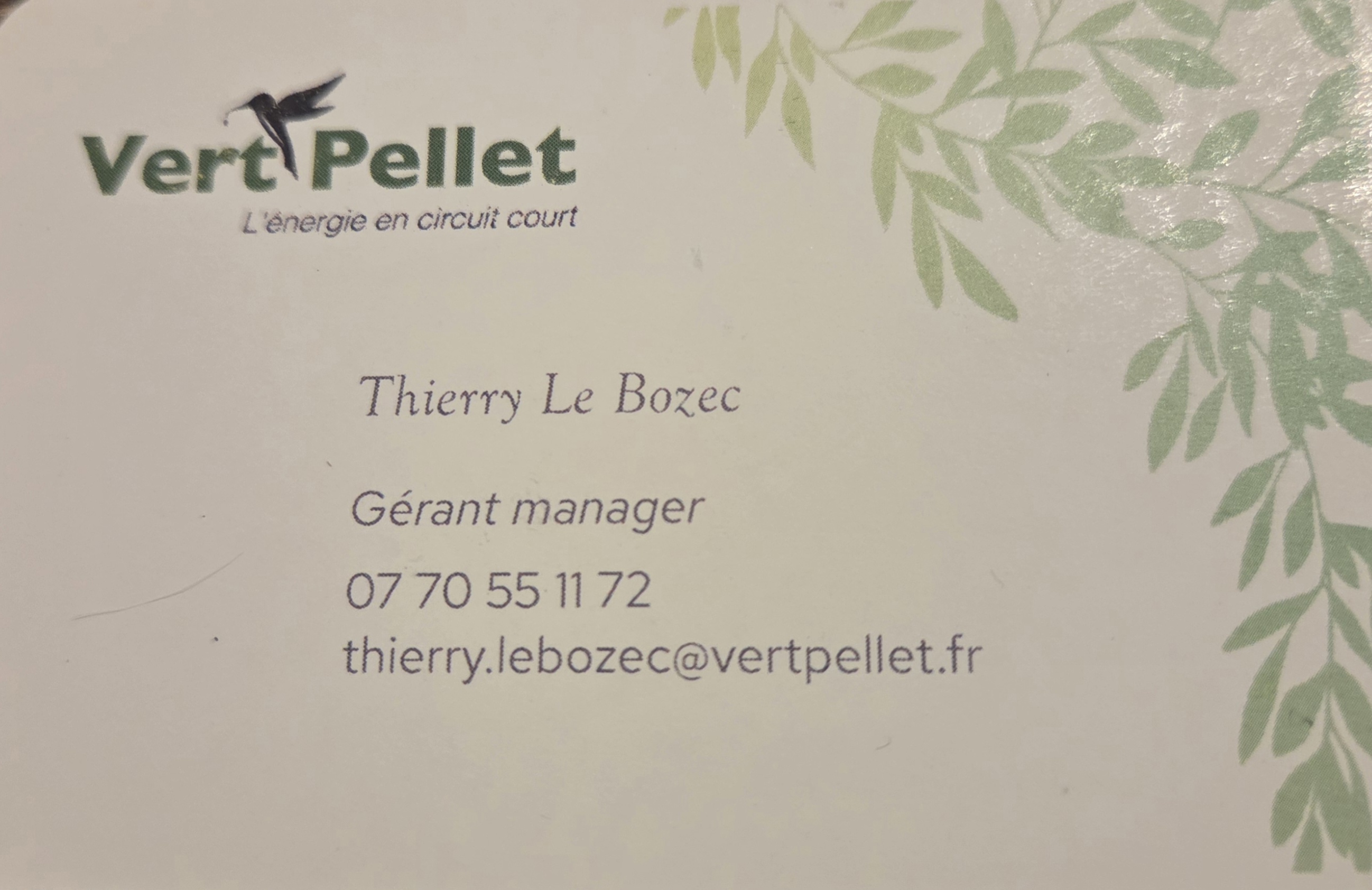 Création et mise en production d'un centre de production de granulé de bois