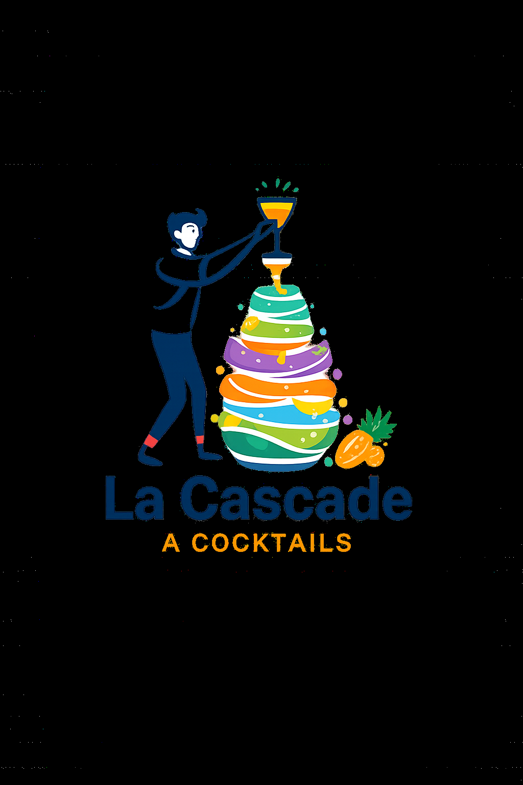 La cascade à cocktail